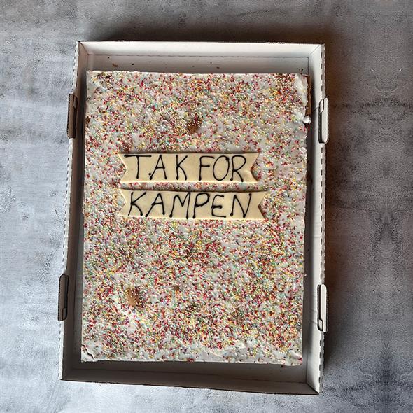 Hel plade Skærekage