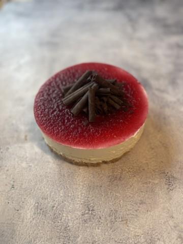 Cheesecake med Hindbærgelé