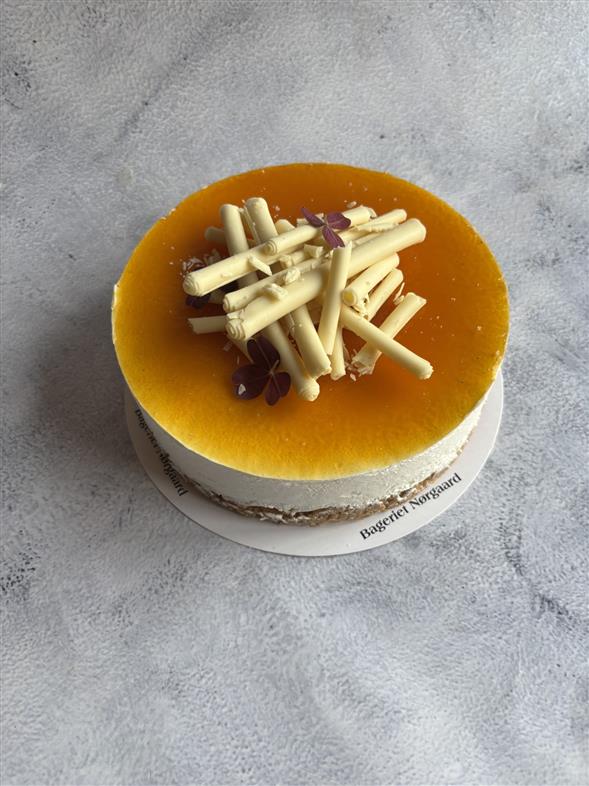 Cheesecake med Mango/passionsgele